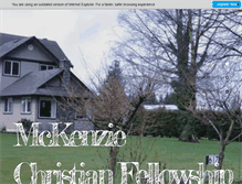 Tablet Screenshot of mckenziefellowship.com